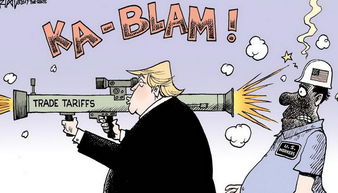 這就是美國(guó)發(fā)動(dòng)貿(mào)易戰(zhàn)的后果,18張西方漫畫告訴你