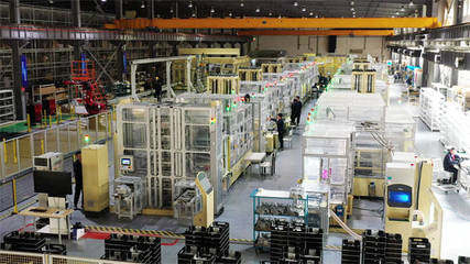 新松第4條新能源車載充電器大型生產線項目驗收通過,發往歐洲!